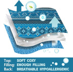 BEDIFANY Cotton Quilt King Size Sets, Soft Quilted King Bedspread | Lightweight - Image 7