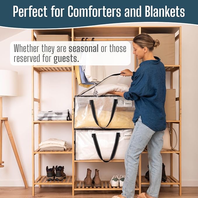 VENO Moving Bags, Storage Bags, Wide Open Top, 8 Pack | Moving boxes Alternative - Image 2