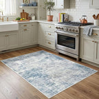 Abstract Area Rug 4x5 Ft Washable Rugs - Image 2