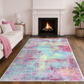 Abstract Area Rugs 5x7 Ft Washable Rugs by iOhouze