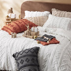 Bedsure Tufted Boho Comforter Set Queen Size - Image 7