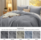 Bedsure King Comforter Set, 3 Pieces GentleSoft™ Bed Set, 1 Lightweight - Image 7