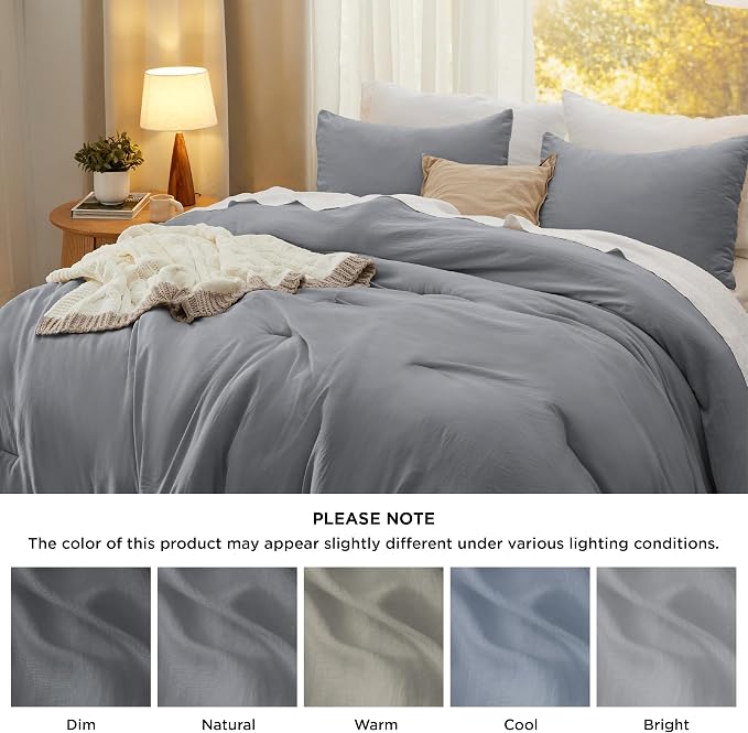 Bedsure Queen Comforter Set, 3 Pieces GentleSoft™ Bed Set, 1 Lightweight - Image 7