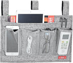 Zafit Linen Bedside Caddy, Bedside Storage Organizer - Image 2
