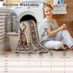 Macgace Washable Vintage Area Rug - Image 9