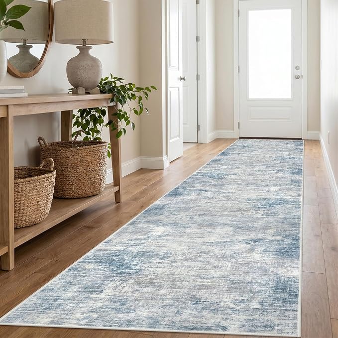 Abstract Runner Rug 3x16 Ft Washable Runners by iOhouze