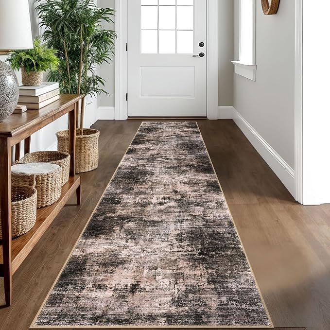 Abstract Runner Rug 2x10 Ft Washable Runners by iOhouze