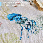 weigelia Coastal Quilt Bedding Set Queen Size - Image 5