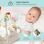HIPHOP PANDA 2-Pack Diaper Caddy Organizer - Image 3