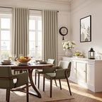Khaki Linen 100% Blackout Curtains - Image 6