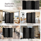 RHF Room Divider Panel, Partition Room Dividers, 4Panel Privacy Screen - Image 7