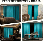 eclipse Kendall Modern Blackout Thermal Rod Pocket Window Curtain - Image 6