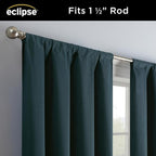 Eclipse Kendall Blackout Rod Pocket Curtain - Image 3