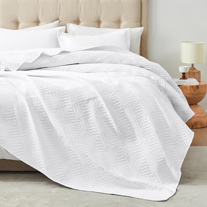Hansleep White Quilt King Size by Hansleep