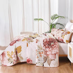 WONGS BEDDING Quilt Queen Size, Soft Microfiber Lightweight Farmhouse Bed Cover - Image 4