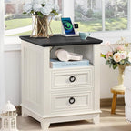 Joaxswe 18" Farmhouse Nightstand by Joaxswe