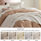 Bedsure California King Quilt, Lightweight Comforter Set, Basket Weave - Image 8