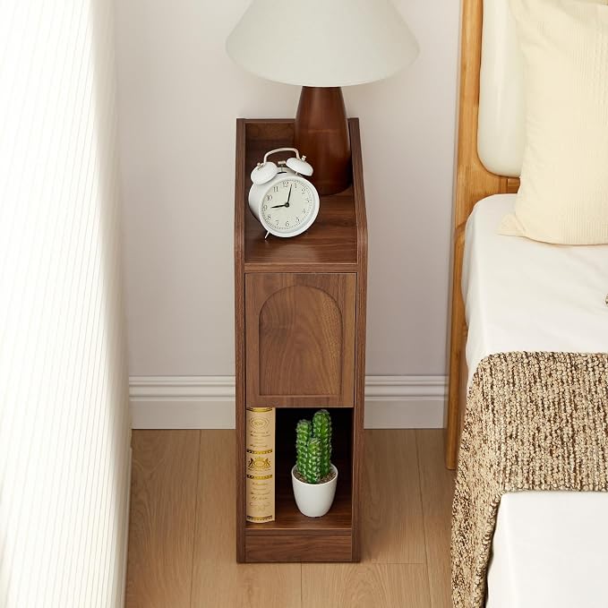Narrow Nightstand, Slim Bedside Table - Image 6