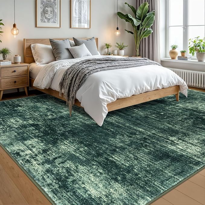 Abstract Area Rugs 9x12 Ft Washable Large Rugs - Image 8