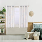 Deconovo Curtains for Living Room, Pattern Blackout Curtains 63 Inches Long | by Unknown
