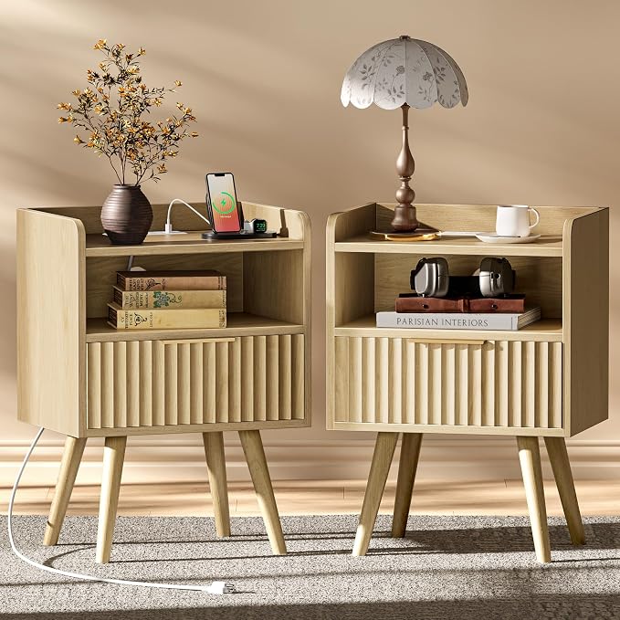 Huuger Nightstand Set of 2 by Huuger