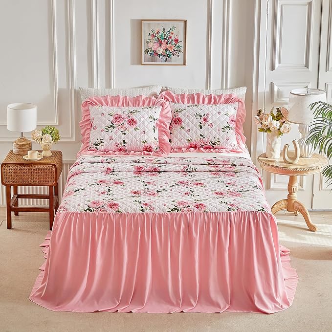 Ruffle Skirt Bedspread Set - Image 2