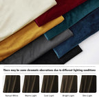 RYB HOME Velvet Curtains 102 inches Long, Extra Long High Ceiling Curtains | - Image 6