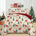 Dinjoy Quilt Set Queen Christmas by DINJOY