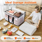 BlissTotes Moving Bags, 93L 2-Pack Storage Bags, Moving Boxes | Moving Box - Image 5