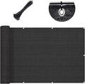 Custom Size 3'x5' Black Balcony Privacy Screen 90% UV Block | Windscreen Fence by SUNLAX