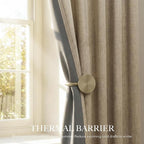 RYB HOME Polyester Textured 100% Blackout Curtains - Image 4