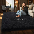 HOMORE Bedroom Rug 3x5 Black Rugs - Image 7