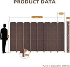 HALLYBEE Room Divider Panel, 8 Panel Partition Room Dividers Screen, Privacy - Image 3