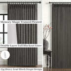 Pinch Pleated Blackout Curtains 90 Inches Long - Image 4