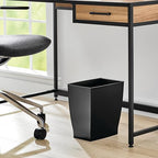 iDesign Small Plastic Bathroom Trash Can, - Image 5