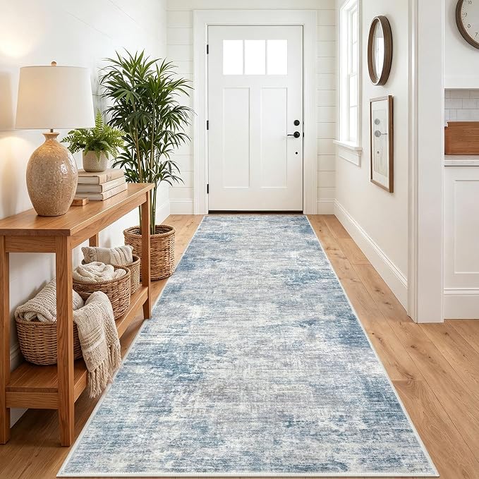Abstract Runner Rug 3x10 Ft Washable Runners by iOhouze