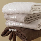 Bedsure California King Quilt, Lightweight Comforter Set, Basket Weave - Image 3