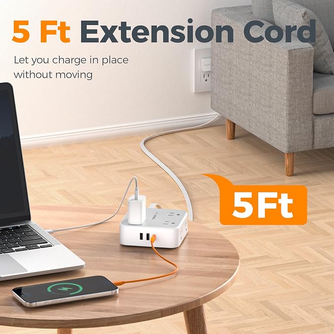 TESSAN Surge Protector Power Strip - Image 5