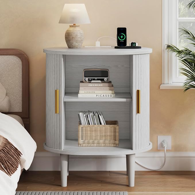DHH Mid Century Modern Nightstand - Image 3