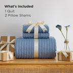 Bedsure Twin Quilt, Lightweight Soft Striped Comforter Bedding Set, All-Season - Image 6
