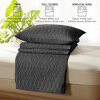 akkialla Full/Queen Size Quilt Bedding Set, Modern Style Geoetric Pattern - Image 7