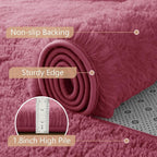 3x5 Blush Fluffy Soft Area Rug Non-Slip - Image 6