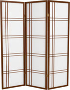 Red Lantern 5 ft. Tall Double Cross Shoji Screen by RedLantern