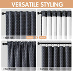 MIULEE 100% Blackout Decorative Linen Curtains - Image 3