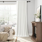 Ivory Linen 100% Blackout Curtains - Image 6