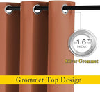 NICETOWN Blackout Large Window Curtains 84 inches Long - Image 2