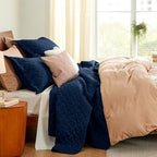 Bedsure Full Size Quilt, Lightweight Comforter Set, Basket Weave, All-Season - Image 4