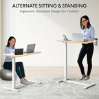 FLEXISPOT H7 32" Pneumatic Height-Adjustable Overbed Table - Image 6