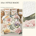 Quilt King Size, Reversible Polyester Coverlet Set - Image 9