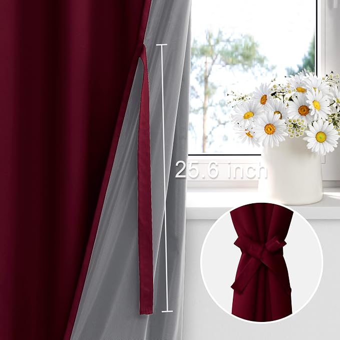 XWZO 100% Blackout Curtains - Image 3